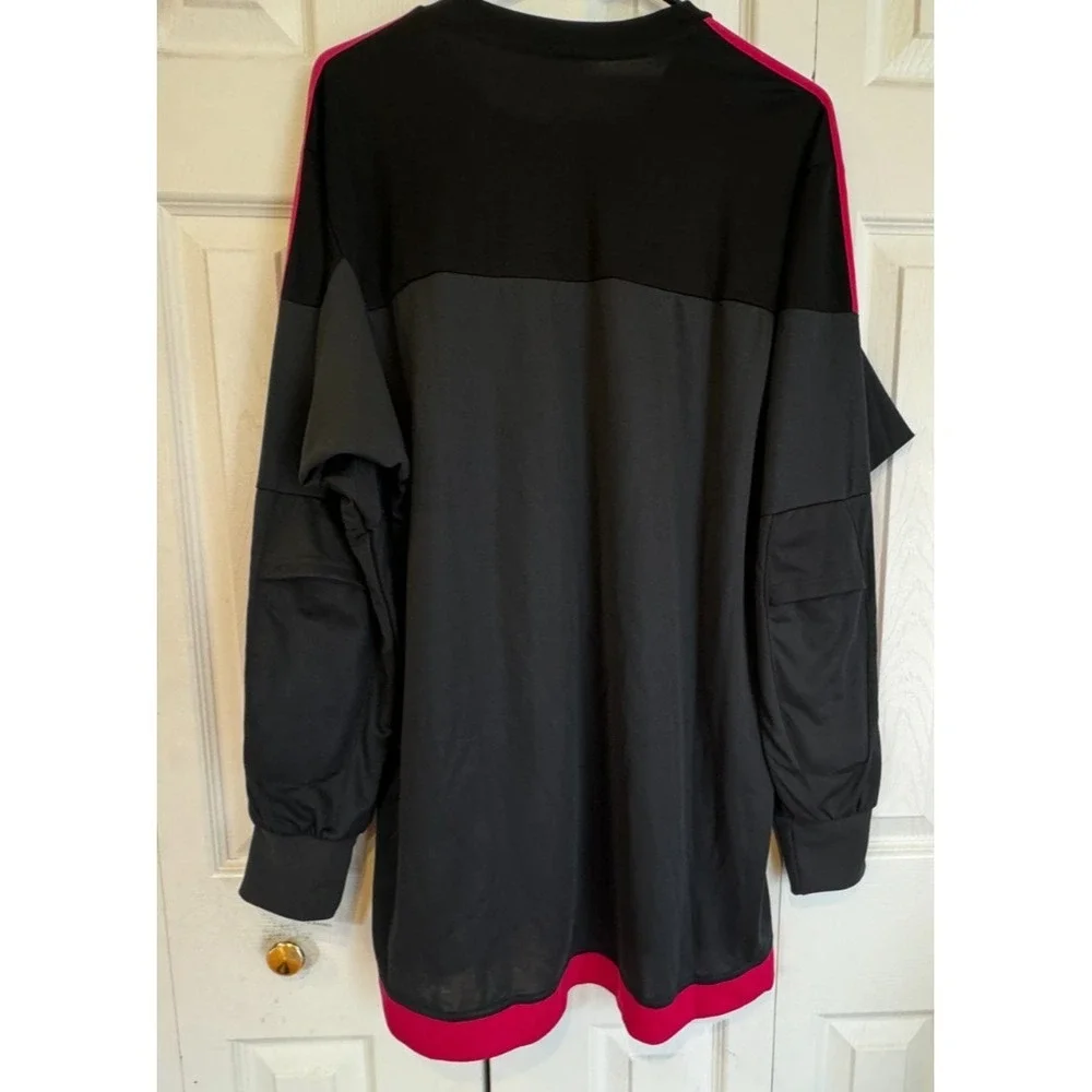 Adidas Adizero Top 15 GK Long Sleeve GoalKeeper Jersey Black & Pink Men's XL NEW